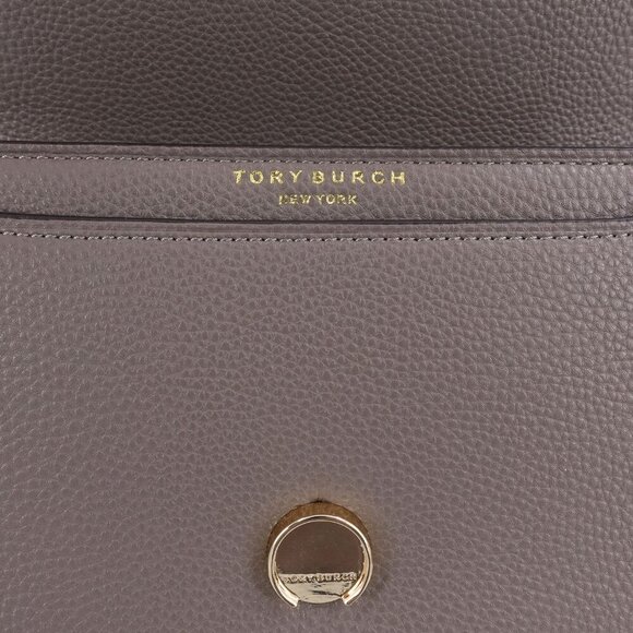 Tory Burch Miller Shoulder Bag Portobello Gray OS - Picture 10 of 16